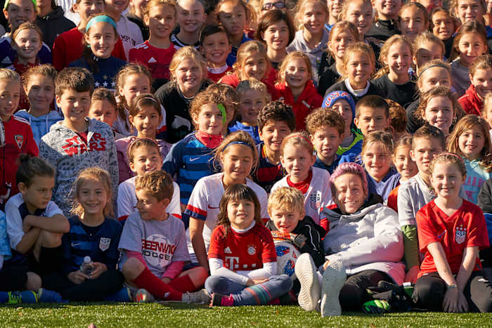 megan-rapinoe-kids-camps-group